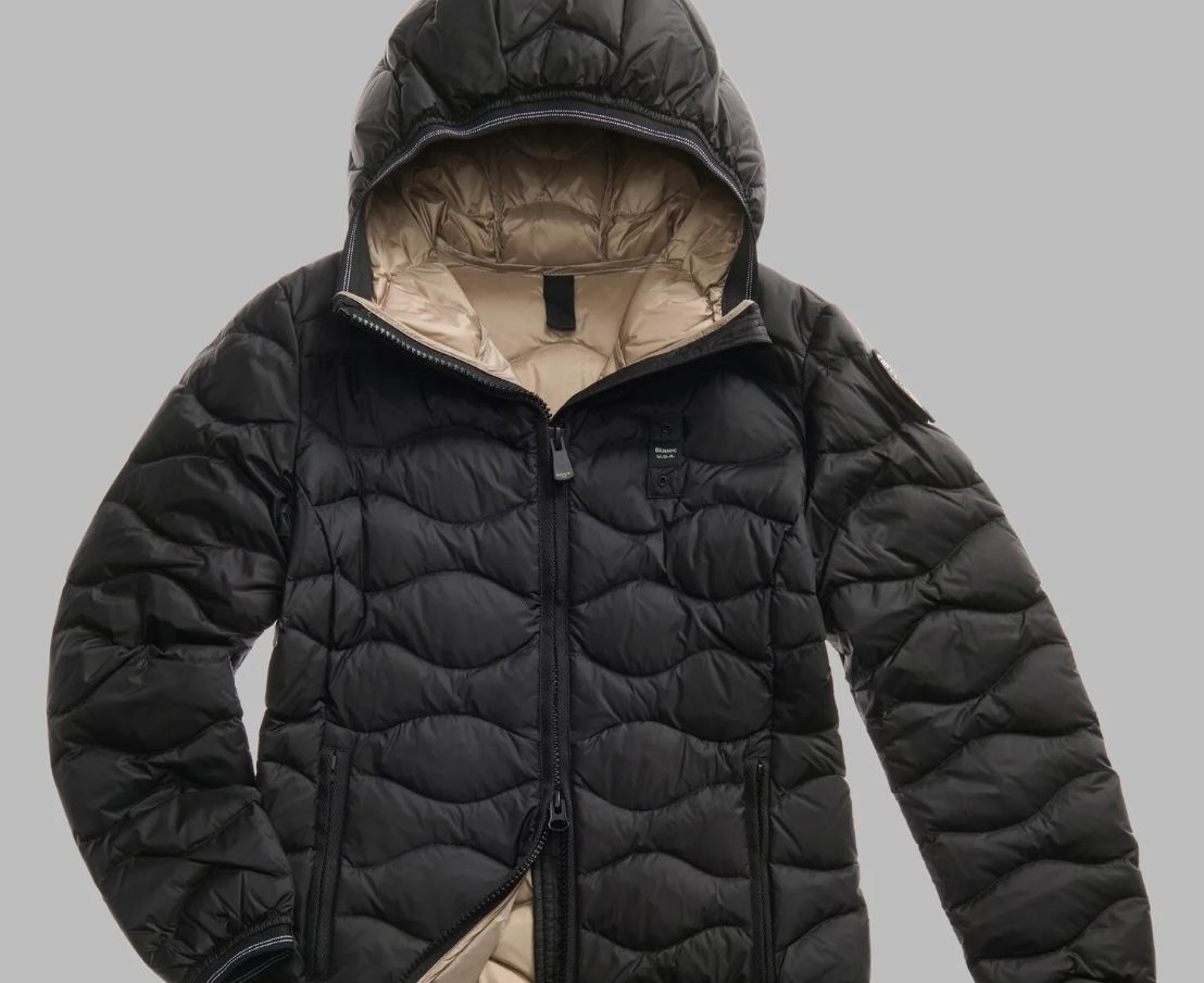 Chaqueta Blauer ondas negra